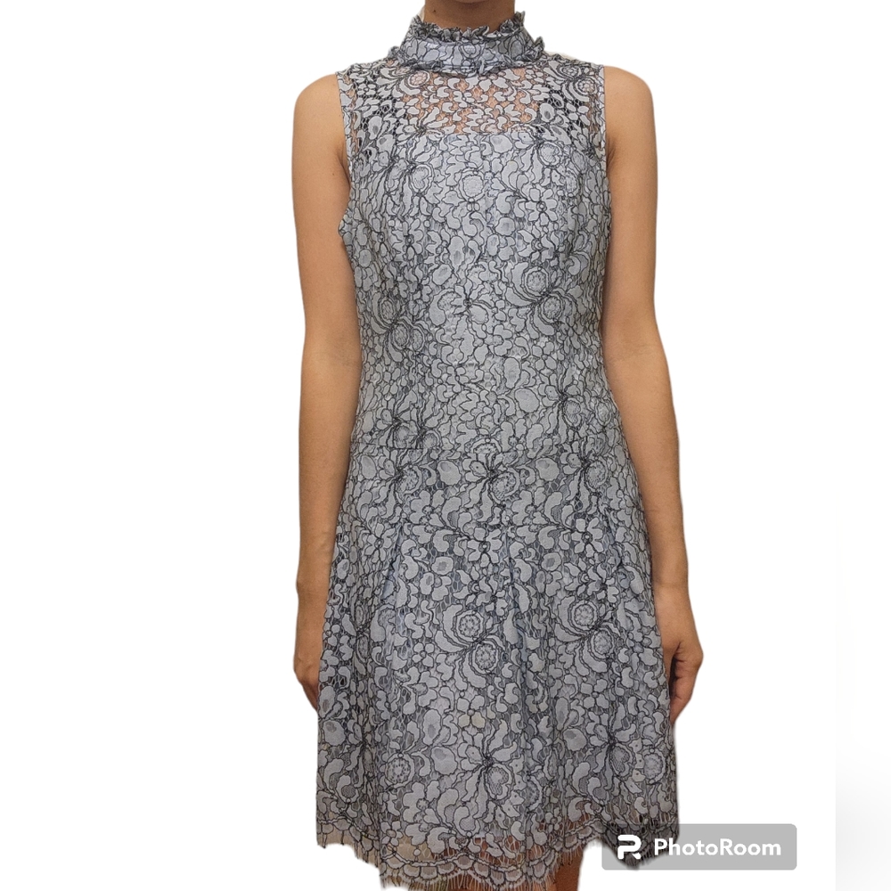 Likely blue lace dress